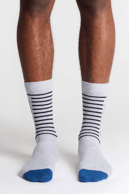 Avnier x Saint James Chaussettes Morges-Saint-Clair Gris