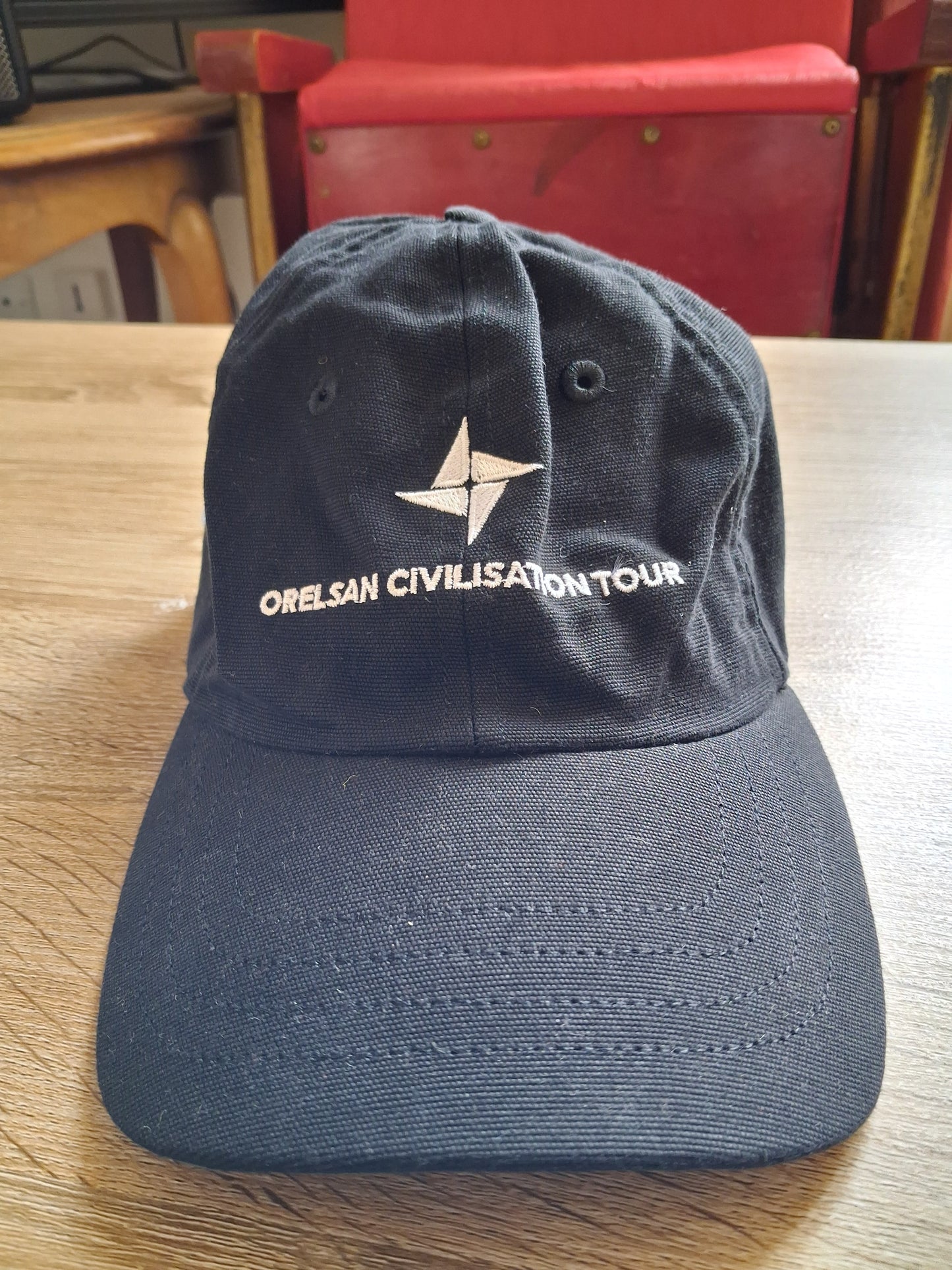 AVNIER x CIVILISATION CREW - Casquette noire en coton bio OLD WEBSITE
