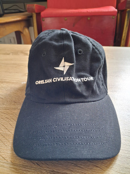 AVNIER x CIVILISATION CREW - Casquette noire en coton bio OLD WEBSITE