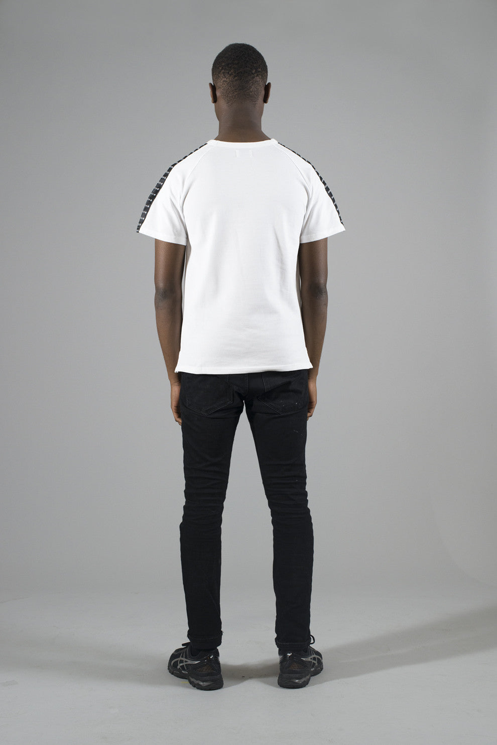 white pique tee back