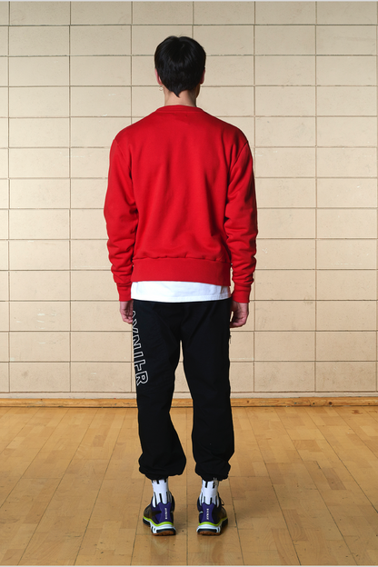 Avnier Basic red crewneck