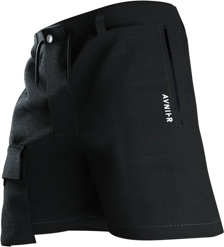 Avnier Black Cargo Short