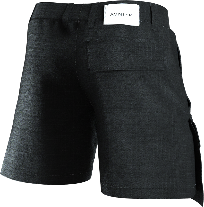 Avnier Black Cargo Short