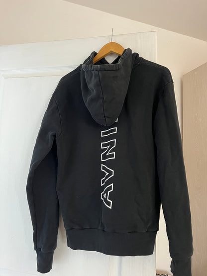 ONSET VERTICAL  Hoodie noir en coton bio