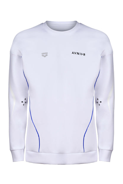 AVNIER x ARENA - Crewneck SpacerShell blanc