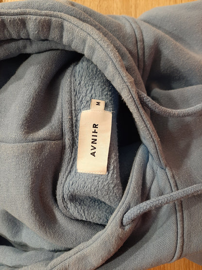 ONSET VERTICAL  Hoodie bleu cyan en coton bio
