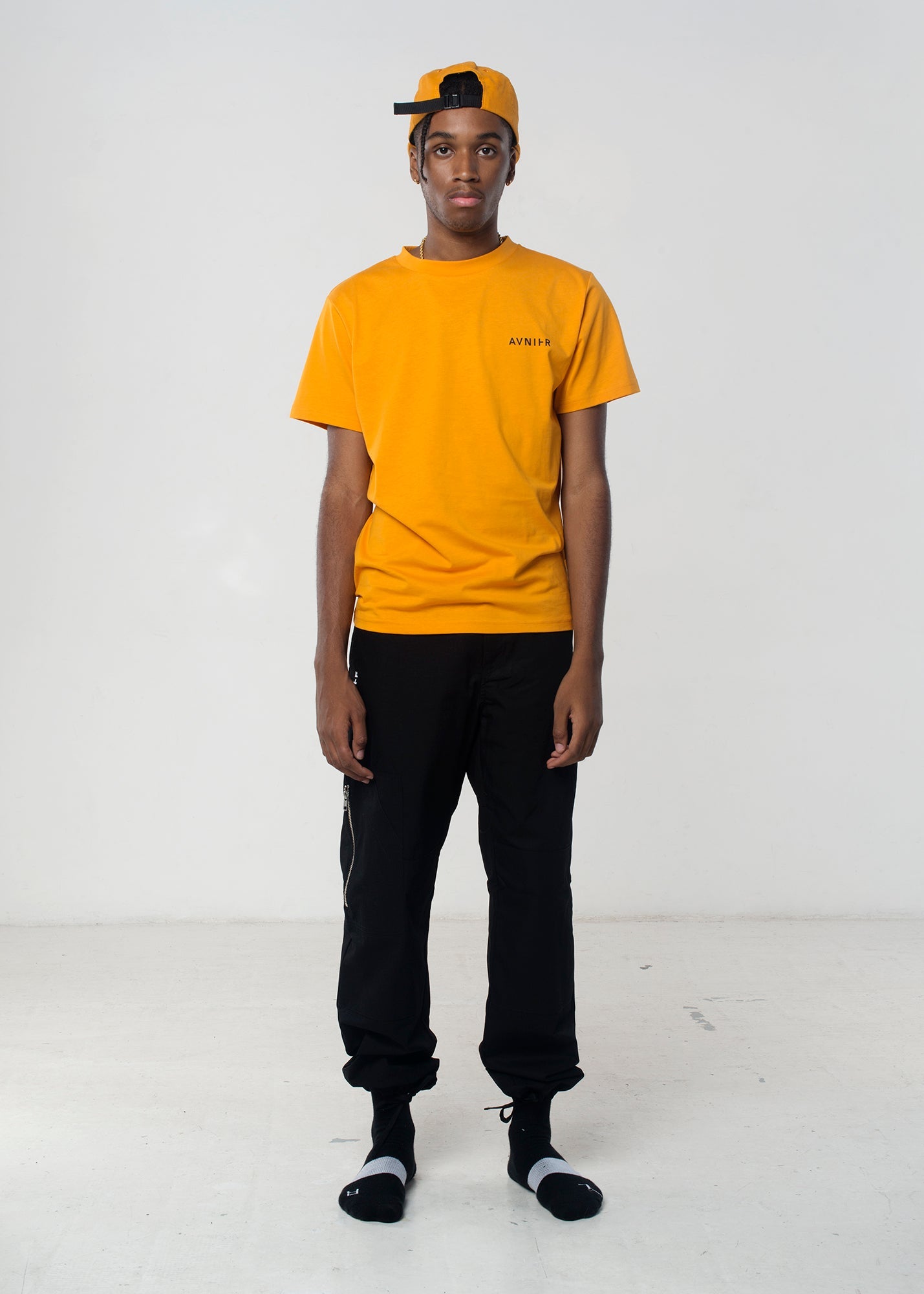 Dark Orange Vertical Back Tee