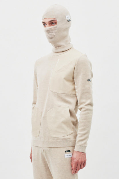 Avnier x Saint James - Pull marin 3 poches 100% pure laine vierge WOOLMARK® - Pull softshell en laine - Fabriqué à Saint James en France - Partenariat The SeaCleaners