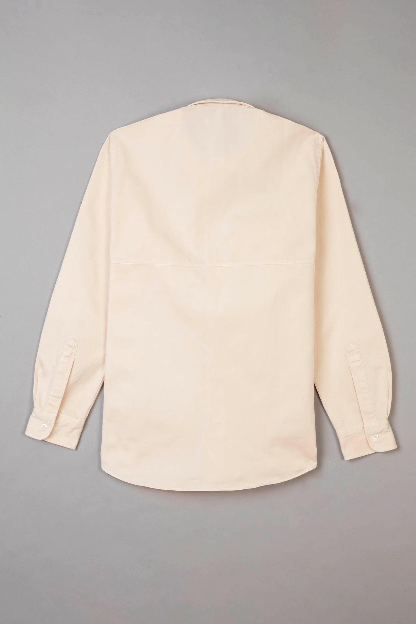 AVNIER - CUT OFF - Chemise blanc cassé en coton bio