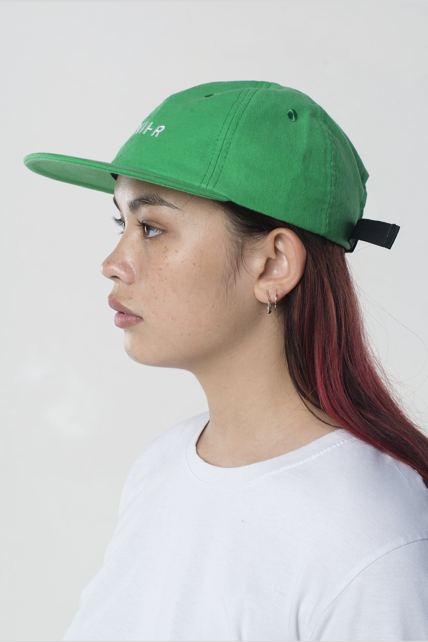 Avnier - 6 panels Fern Green cap 100% coton