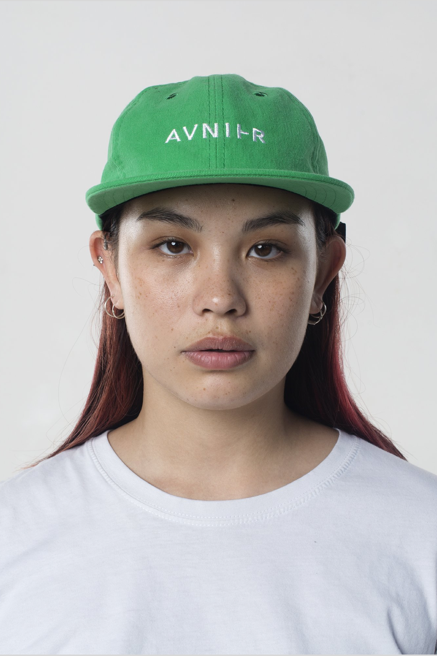 Avnier - 6 panels Fern Green cap 100% coton