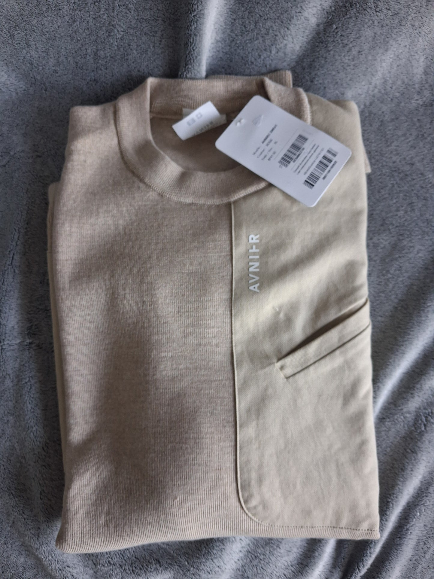 Avnier x Saint James  Pull AUBBEC Beige 100% laine