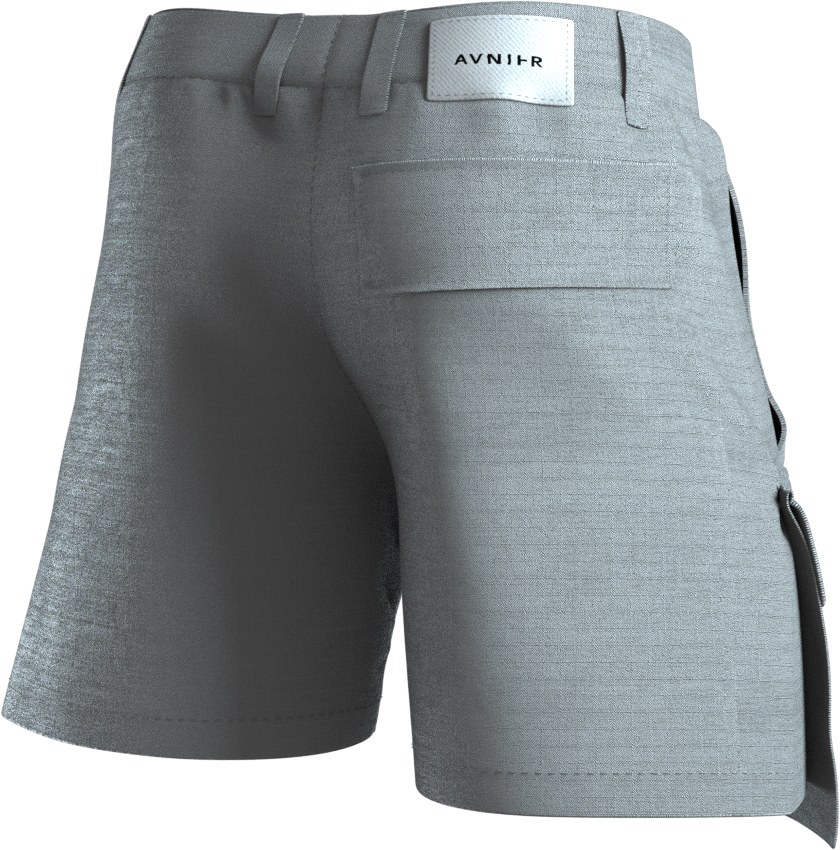 Avnier Grey Cargo Short