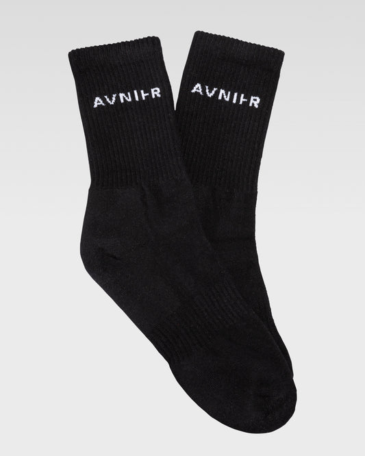 socks-loop-horizontal-noir-avnier-audiovisual-3-packshot-dos - noir