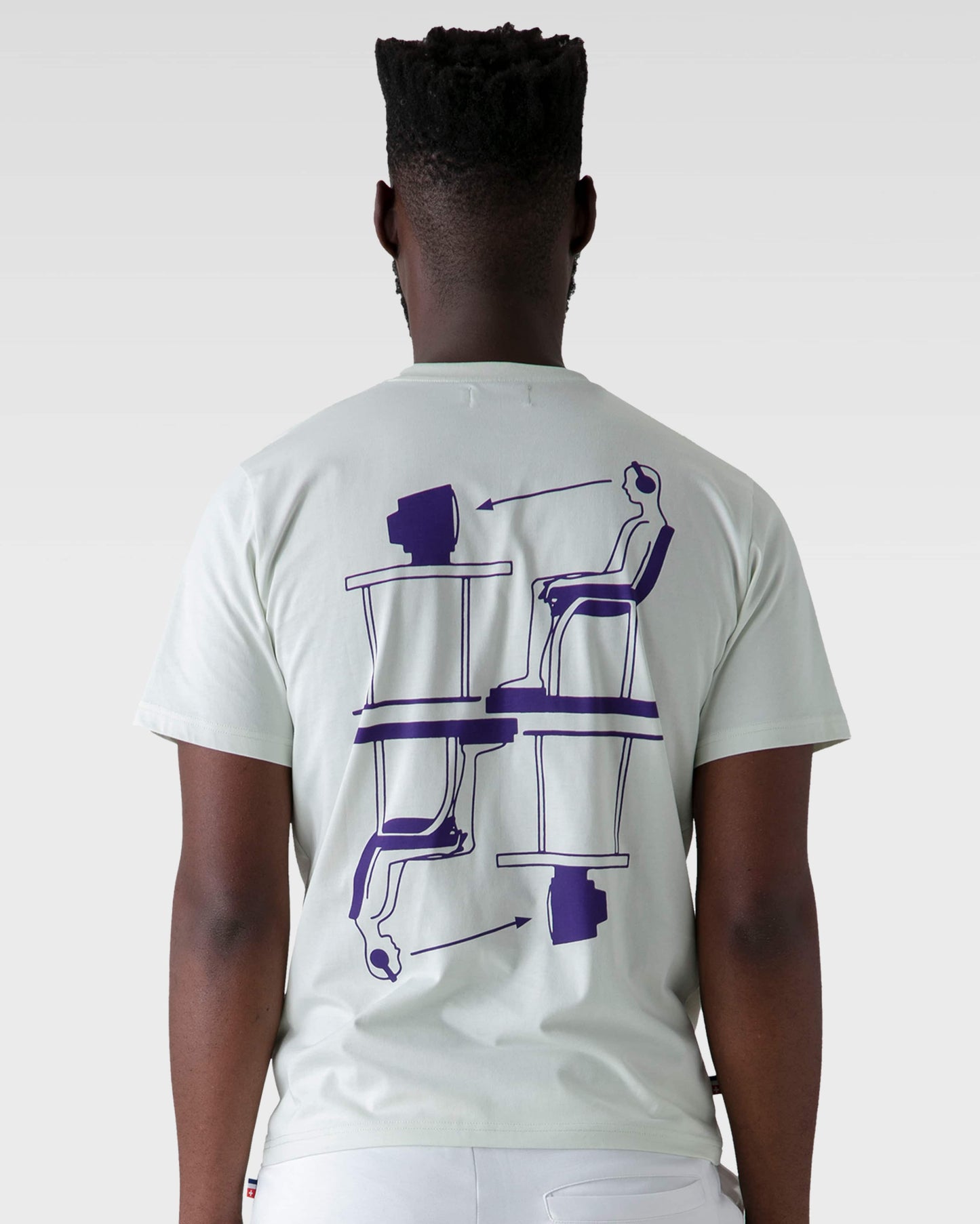 T-shirt SOURCE Pastel Green Audiovisual