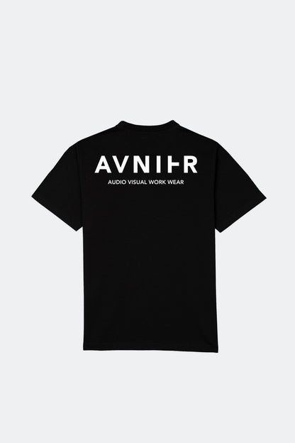 AVNIER x CIVILISATION CREW - T-shirt noir en coton bio OLD WEBSITE