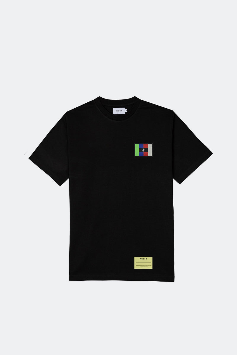 AVNIER x CIVILISATION CREW - T-shirt noir en coton bio OLD WEBSITE