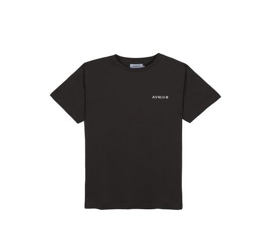 Black Grey Vertical Back Tee