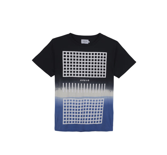 Tie Dye White Grille Tee