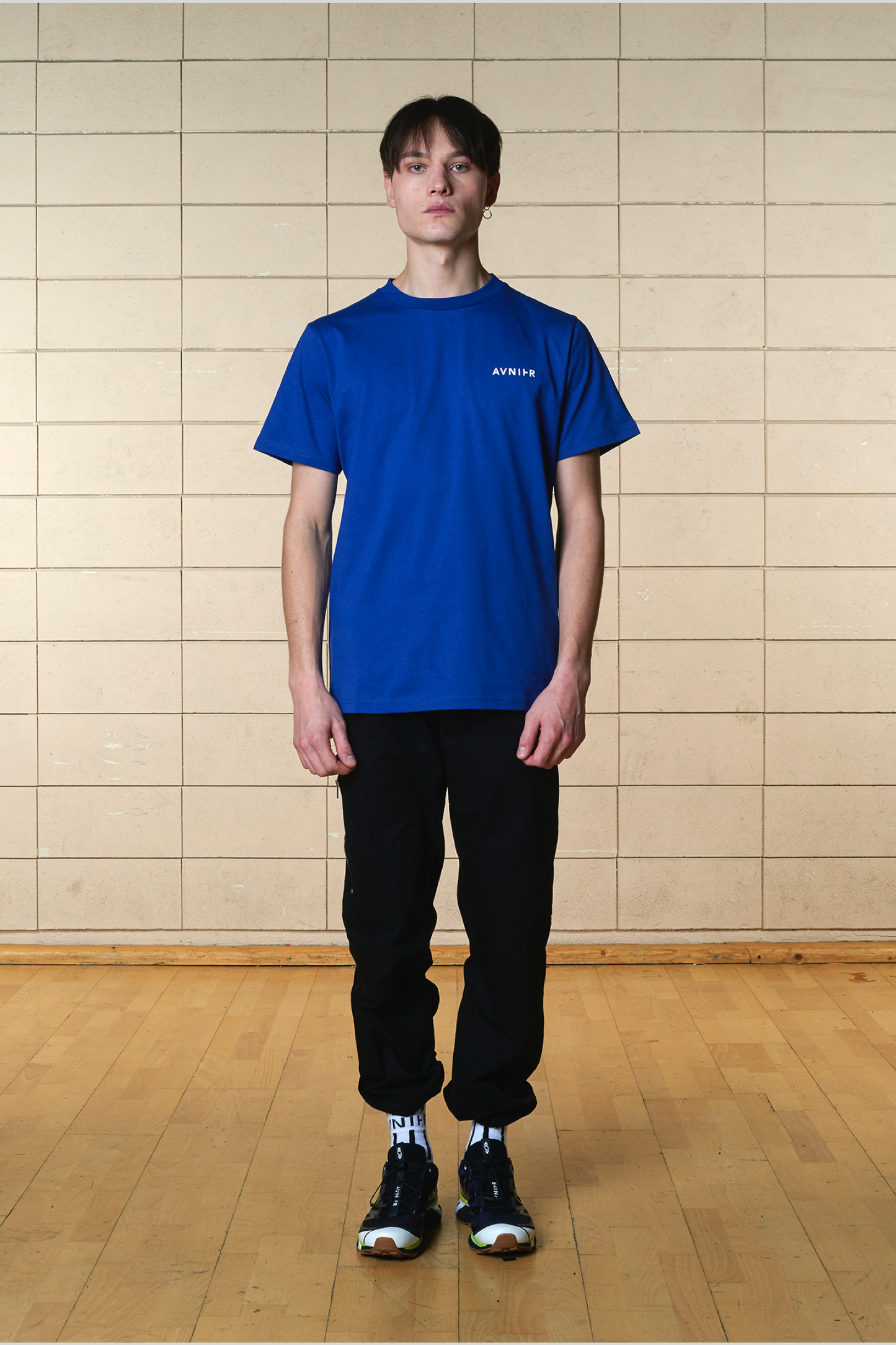 Avnier Vertical back blue tee shirt