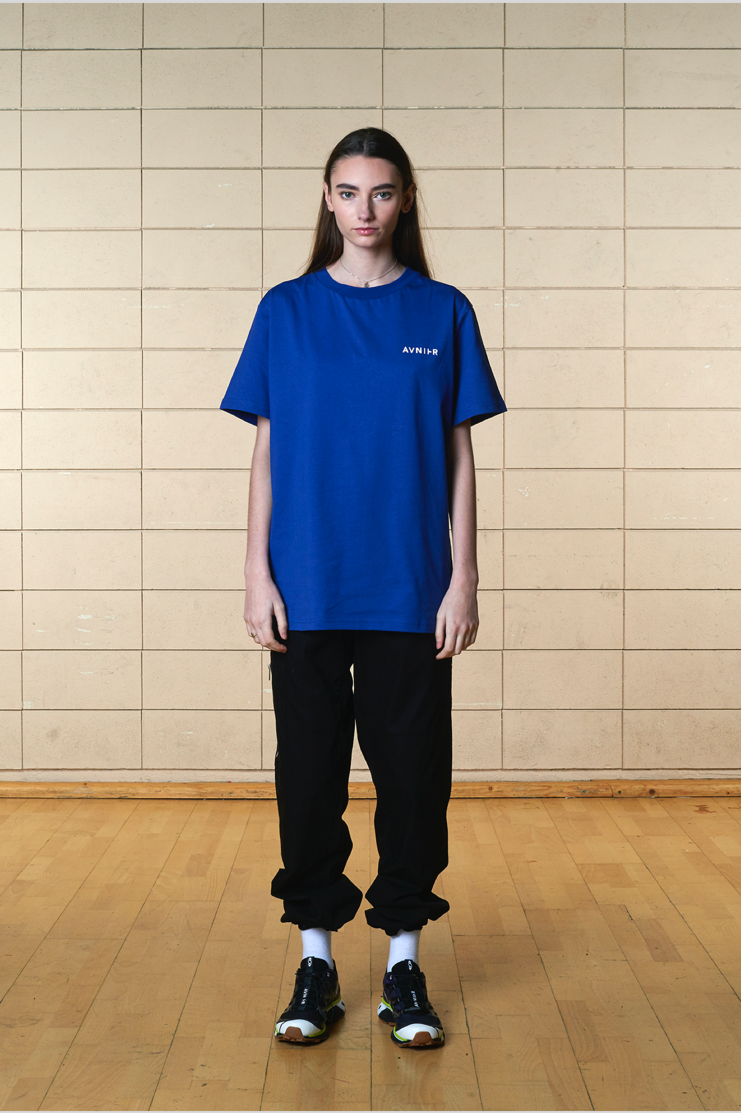 Avnier Vertical back blue tee shirt