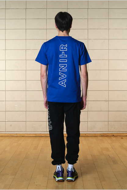 Avnier Vertical back blue tee shirt